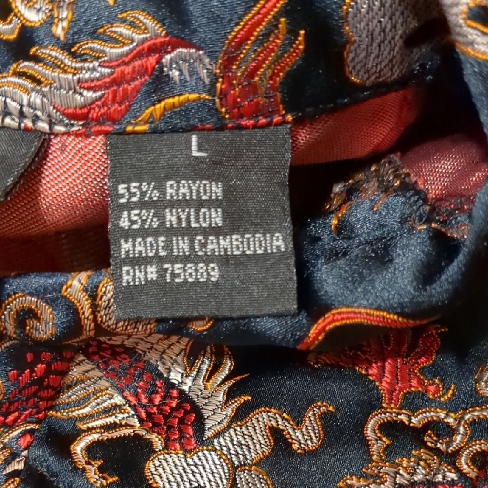 Street Culture Dragon Embroidered Shirt - Picture 6 of 7